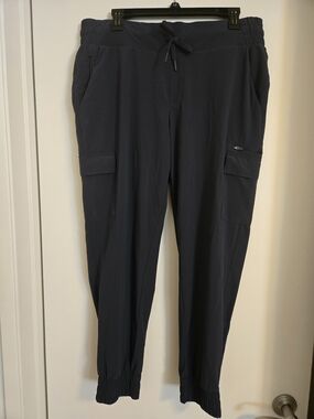 all in motion Navy Blue Light Mid-rise Cargo Jogger Pants